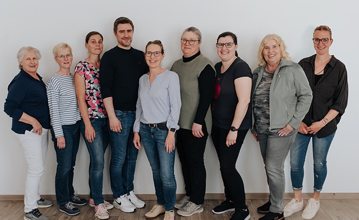 Gruppenbild Physio-Team